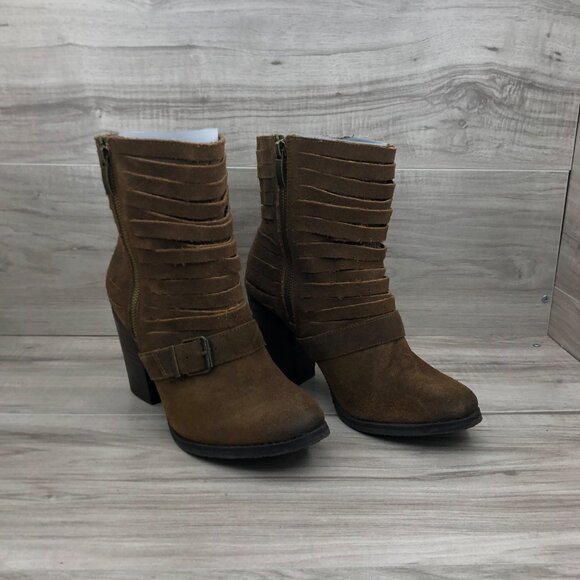 Naughty Monkey Brown Ankle Boots - Picture 3 of 11